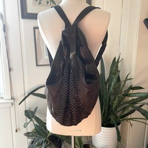 Errelleventidue Leather Backpack